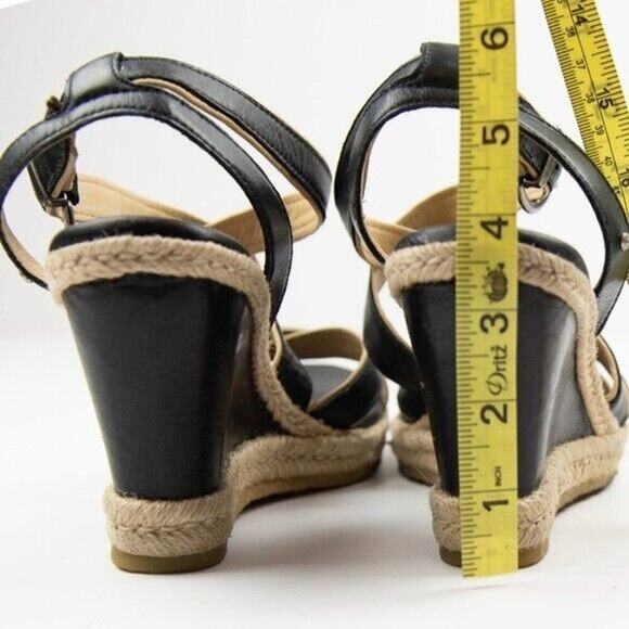 UGG Isabella Wedges Women's Size 8M Strappy Ankle Strap Leather Sandals - Picture 14 of 16